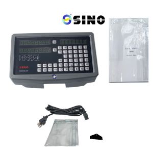 SINO SDS6-2V Magnetic Scale DRO Kit Linear Scale Encoder Two Axis DRO Test