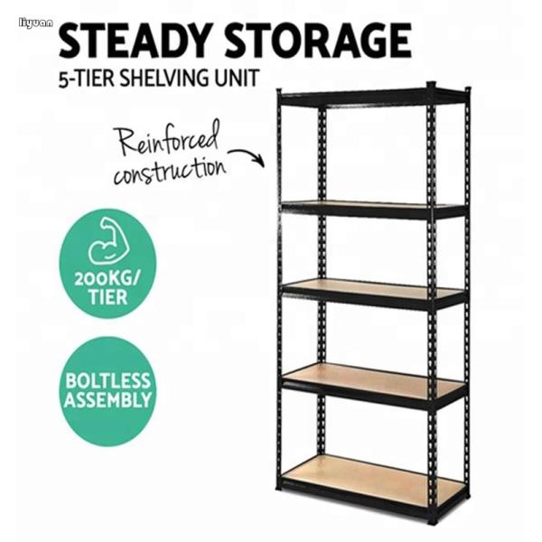 Powder Coated Light Duty Racking Steel Shelf Panel Customized Dimension