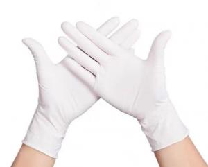 Cheap L XL Protective Disposable Gloves Powder Free White Pure Glove Latex Disposable Gloves for sale