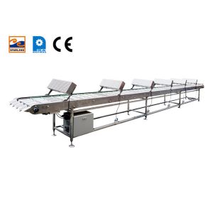 China Fully Automatic Marshalling Cooling Conveyor Stainless Steel Material on sale
