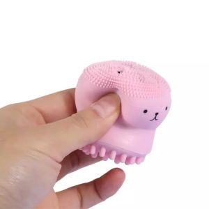 Softly Silicone Manual Multi Function Massage Exfoliator face washing brush