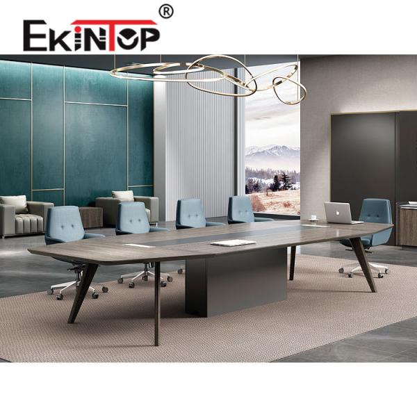 Quality MDF Multifunction Modern Conference Table For Meeting Room SGS Certificate wholesale