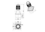 Navigation Industrial Optical Marine Vandal Proof Structure Joystick With 1
