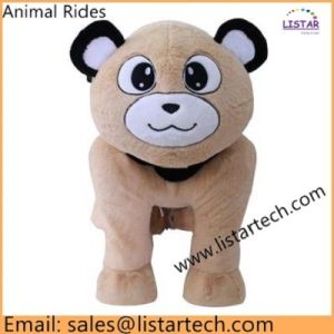 Electric Power Plush Walking Horse Toy, Plush Electrical Toy Animal Mechanical Ride Horse