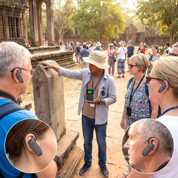 Long-distance Wireless Tour Guide device