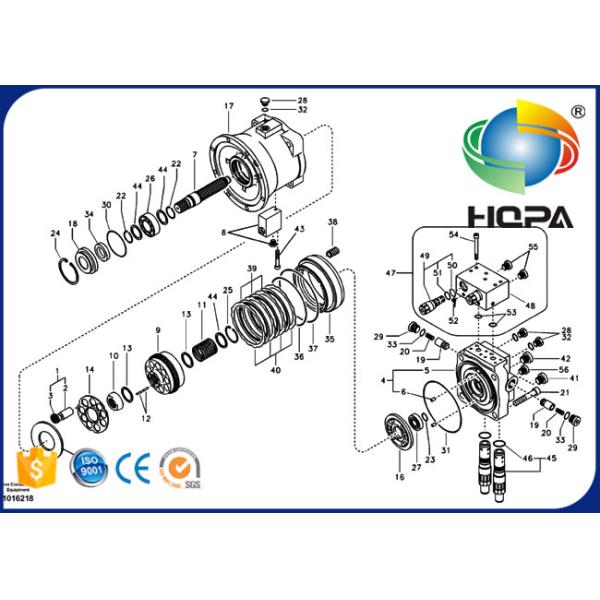SA8230-14370 SA823014370 Swing Motor Seal Kit For Volvo EC135B EC140B EC140C