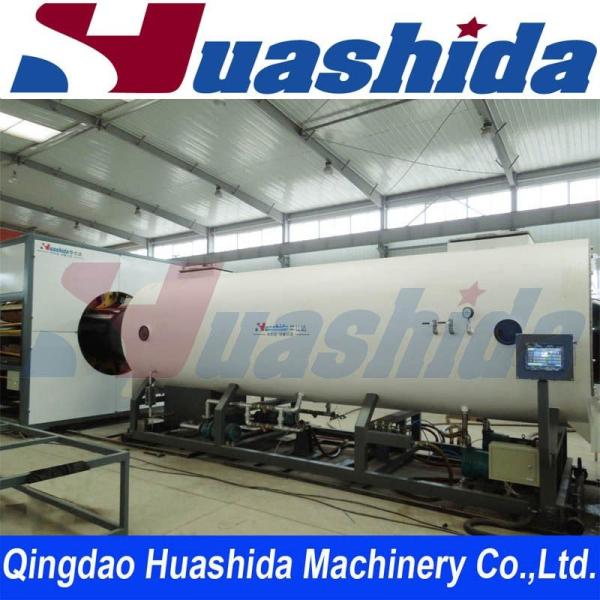 PE HDPE Pipe Outside Casing Extrusion Equipment For PU Foam Pre-insulated Tube