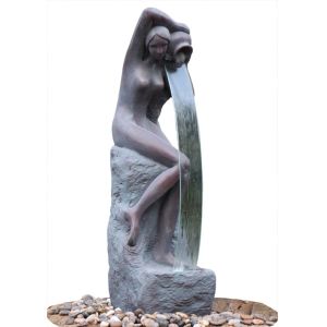 Cheap Classical Fiberglass Clay Copper Water Fountains OEM Acceptable for sale