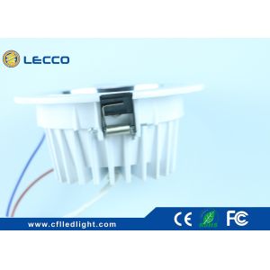 Warm / Cool White Recessed LED Downlight 18W Power 120 Degree Beam Angle