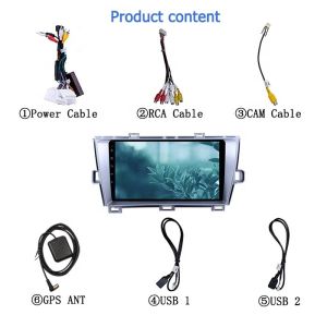 ODM Toyota Android Car Stereo Android 10 2.5Ghz GPS Navi Stereo Player