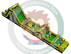 Guangzhou manufacturer inflatable slide inflatable obstacle course for kids