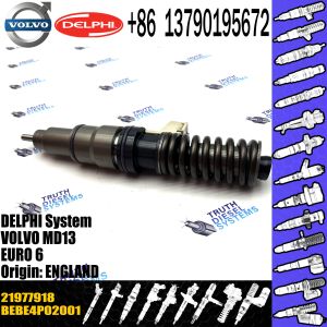China Direct Sale Diesel Fuel Injector 21977918 BEBE4P02001 For VOL MD13 EURO 6 on sale
