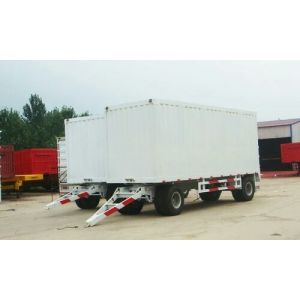ISO Passed 2 Axles Semi Trailer Tow Dolly Trailer Two Or Four Wheels High Pull