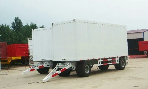 ISO Passed 2 Axles Semi Trailer Tow Dolly Trailer Two Or Four Wheels High Pull