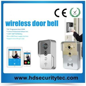 low price wifi doorbell P2P E-cloud doorbell support PIR and Tample alarm up to