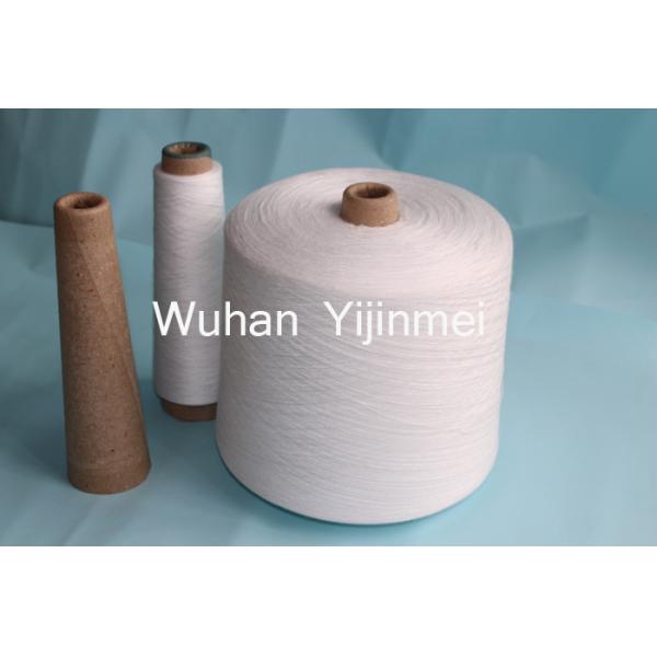 Polyester Spun Raw White Yarn 30s/2 20s/2 40s/2 With Paper Cones