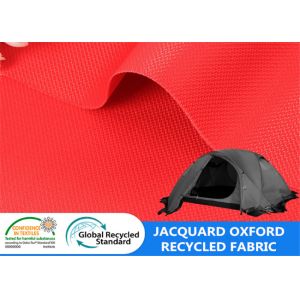 China Recycled PET Jacquard Oxford SGS 198GSM Suitcase Stroller Cloth on sale