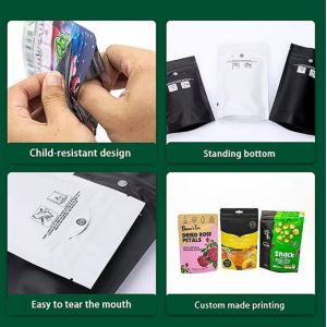 Child Lock Bag Factory Direct Customizable Barrier For Pet Food Packaging