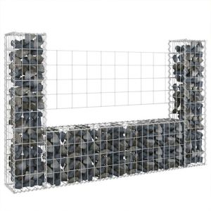 Hot Dip Galvanized Gabion Planter 4x1x1m with 50x50mm Mesh