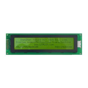Cheap 350cd/M2 Brightness COG LCD Display 6 Inch 40 Characters X 4 Lines Display for sale