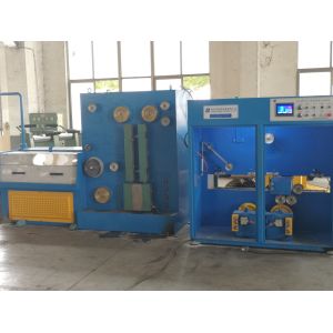 Cheap 17 DWT Customized Wire Drawing Machine High Durability Customize Automatic Double Spooler for sale