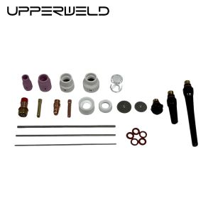24PCS Alumina and Clear Nozzle TIG Welding Torch Spare Parts for Customized