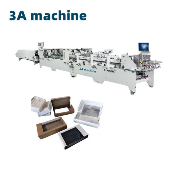 Quality Max. Workable Width of 1200mm CQT-850 Folder Gluer Machine for Automatic 4 Corner Folding wholesale