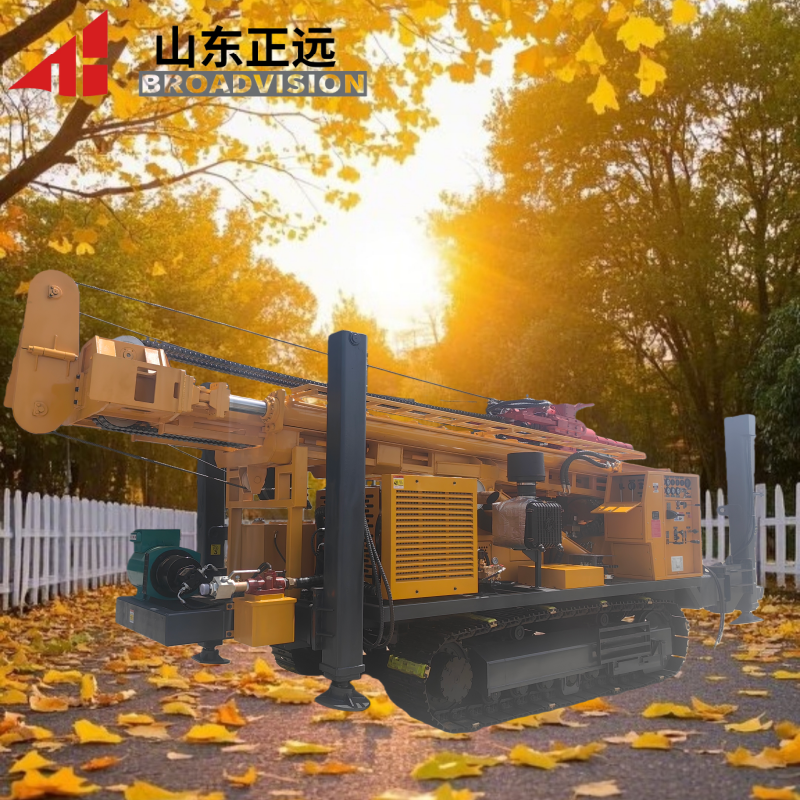 Professional Crawler Water Well Drilling Rig for Air Pressure 1.6-8Mpa and Max