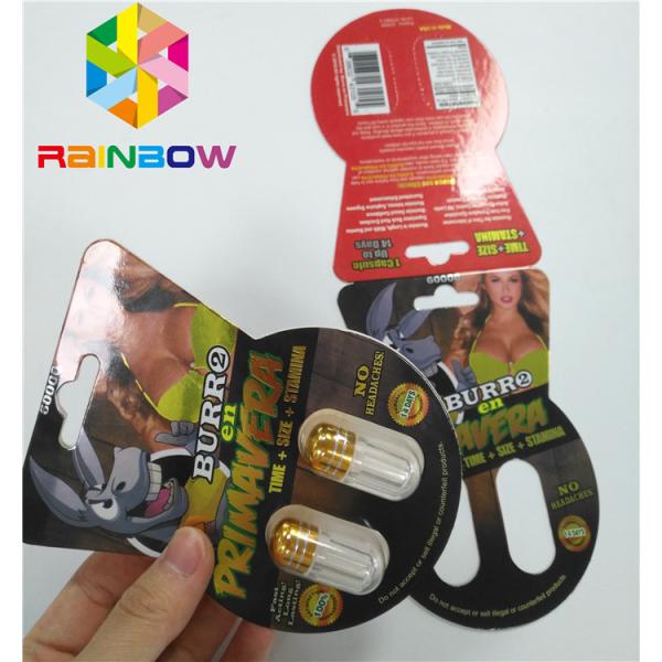 Quality 3d Lenticular Packaging Burro Brand Paper Card Box Single Double Hole Including Bottle wholesale