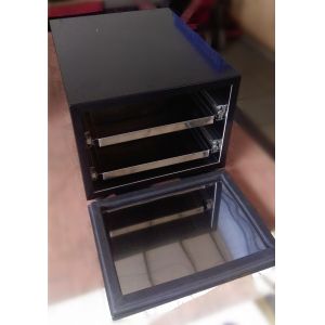 Cheap Thermoelectric Cooling Shot Glass Freezer Double Deck Iron Steel Outer Shell for sale