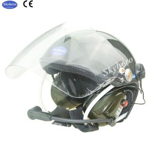 Carbon Fiber Noise cancel Paramotor helmet with full headset CR-GD-C02 Factory