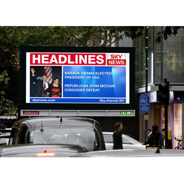 Quality Die-Cast Aluminum Nova Control System Outdoor Full Color LED Display P6 HD Fixed High Resolution wholesale