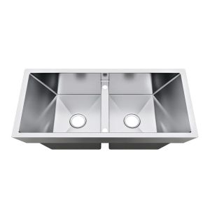 Cheap 38&quot; X 18&quot;X 9'' Top Mount Stainless Steel Kitchen Sink Fast And Easy Drainage / Overmount Kitchen Sink for sale