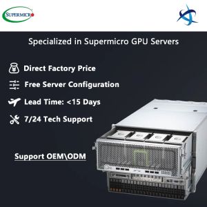 Supermicro 8U GPU Server with Eight Gaudi 2 Accelerators and Up to 8TB Memory