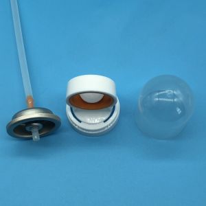 Compact TSA-Compliant Sunscreen Mist Valve for Travel-Sized Products and On-The