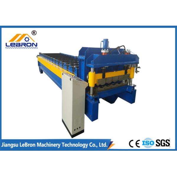 2018 new type color steel glazed tile roll forming machine PLC control automatic
