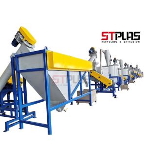 China Customized Plastic Waste Washing Plant /Hot Water Washing Machine 500kg/H on sale