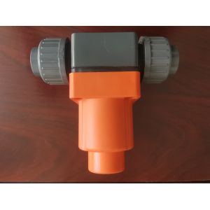 PVC Nontoxic Diaphragm Valve With Pneumatic Actuator Abrasion Resistant