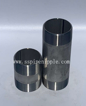 Quality Threaded Stainless Steel Pipe Nipple Good Ductility Stable Performance wholesale