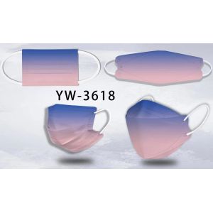 Breathable 3 Filter Layer Earloop Disposable Nonwoven Face Mask