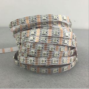 3.2FT 60LED/M 5V WS2813 Dual data New WS2812B 5050 RGB LED Strip SMD IP20 White