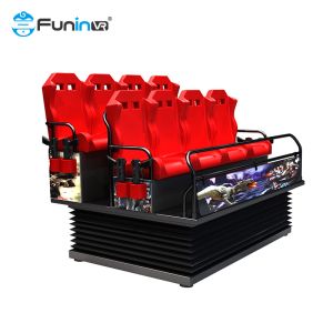 Virtual Reality 5D Dynamic Cinema Load 900kg VR Zone 6 9 12 Seats VR Supplier