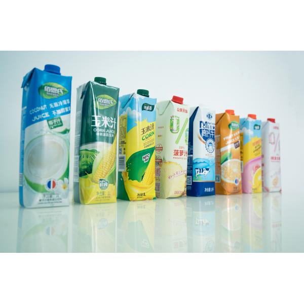 Quality 1000ml Prisma Laminated Aseptic Milk Packing Material with 7 Layers wholesale