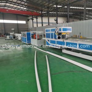 Tech Plastic Full Intermeshing UPVC Pipe Production Line with Deep Screw Channel