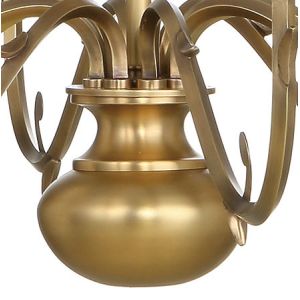 Rustic copper chandeliers 8 Lights with lampshade Project Lighting (WH-PC-11)