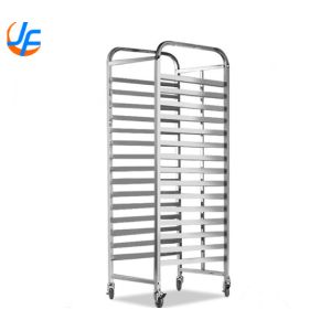 China RK Bakeware China Foodservice NSF Custom Flatpack Design Revent Oven Rack Stainless Steel Baking Tray Trolley on sale