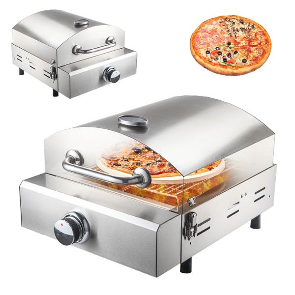 Quality Bakery Machines Gas Pizza Oven Grill Size 320*320mm Portable Camping Pizza Grill wholesale