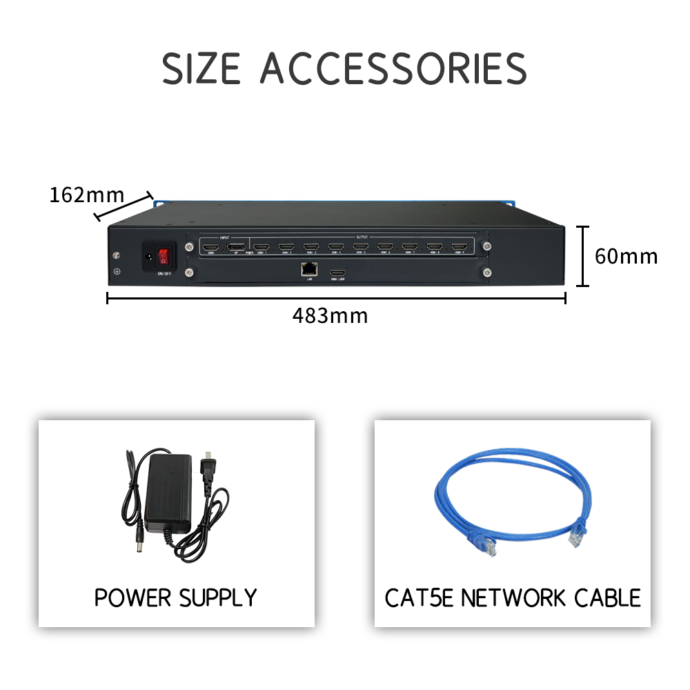 4K60 64 Opening Windows Surveillance Decoderor IP Stream Input Control Room NVR