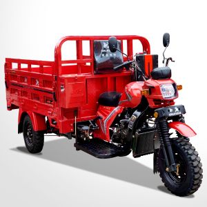 200cc Heavy Loading Motorized Cargo Tricycles with Open Body Type and 180 Brake