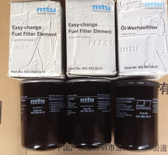 Quality Germany mtu or Benz diesel engine parts, MTU FUEL FILTER ,fue filter for MTU,0020920601,0020922801 wholesale